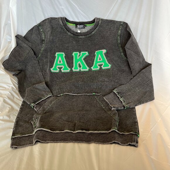 AKA Denim Sweater - Picture 1 of 6